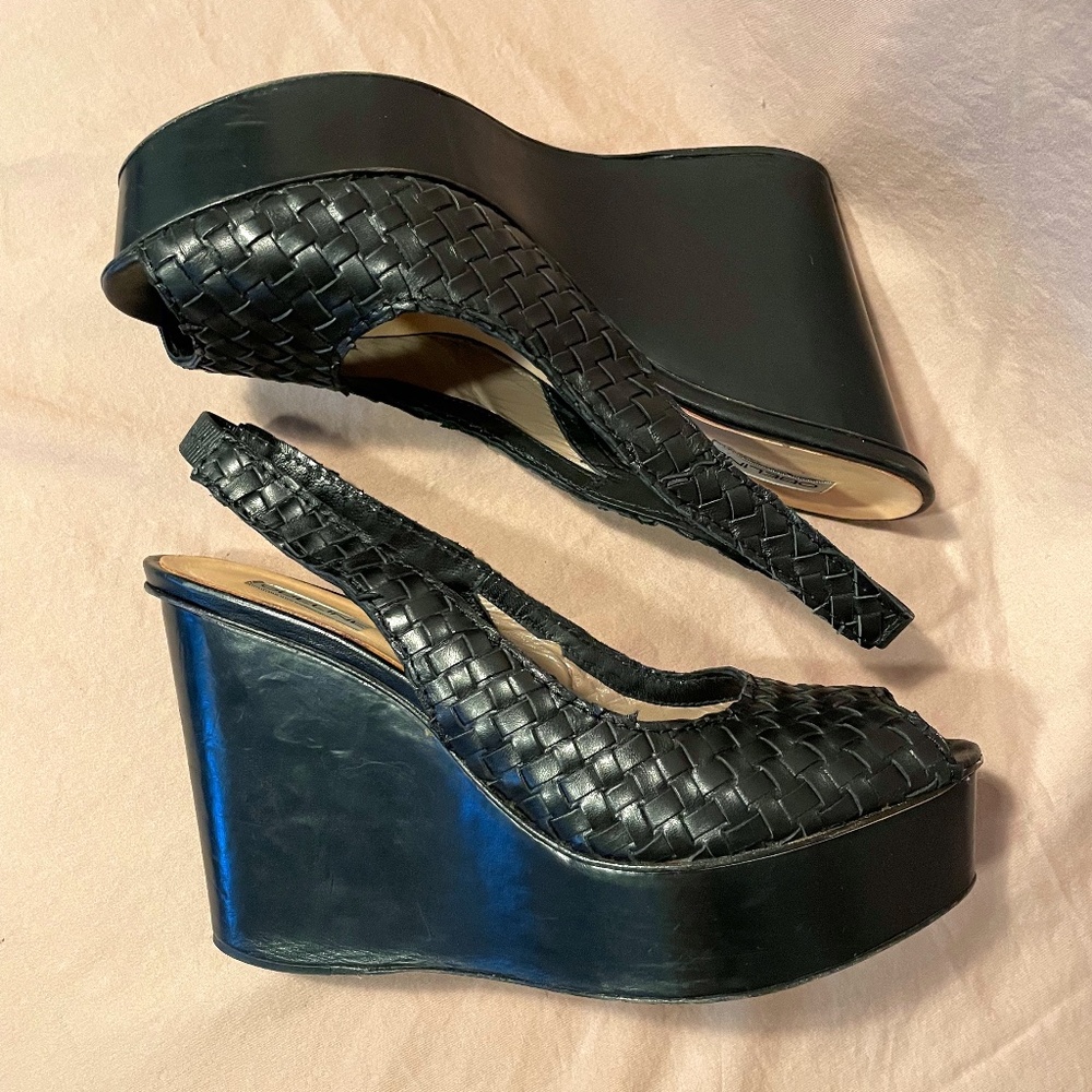 Obeline Woven Wedge Slingback